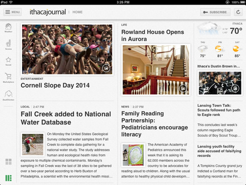 Ithaca Journal for iPad
