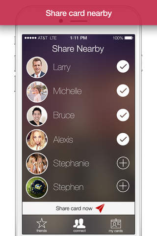 BridgeX - Share Social Media and Contact Information With Digital Cards screenshot 3