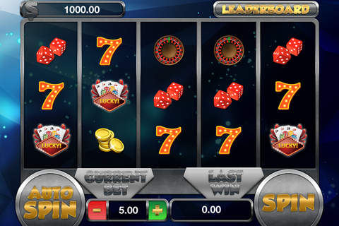 Blue Deluxe Slots - FREE Slot Game Premium World screenshot 2