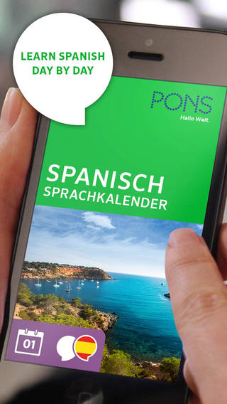 Language Calendar Spanish - Learn Spanish day by day with PONS