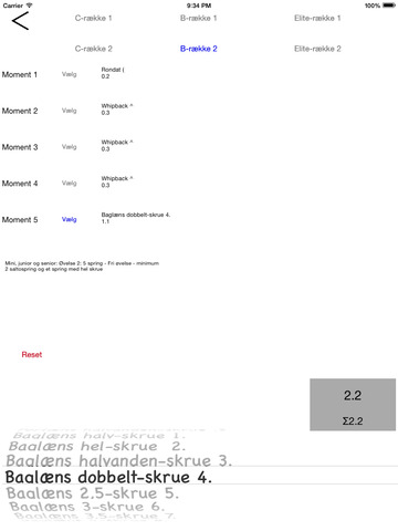 【免費運動App】Tumbling Score Calculator-APP點子