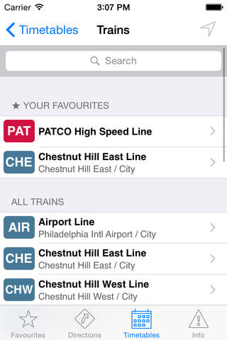 TransitTimes Philly - SEPTA trip planning & offline schedules screenshot 4