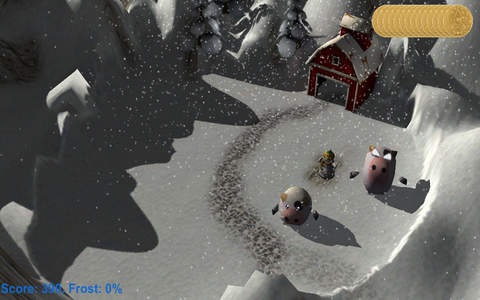 Christmas Winter Cows Farm screenshot 3