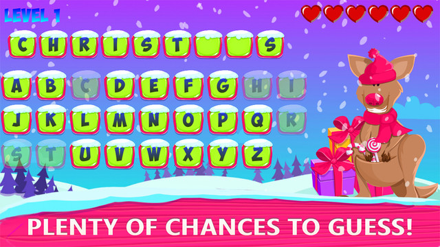 【免費遊戲App】Hangaroo Christmas Free-APP點子