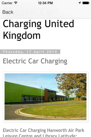 Electric Car Charging United Kingdom screenshot 2