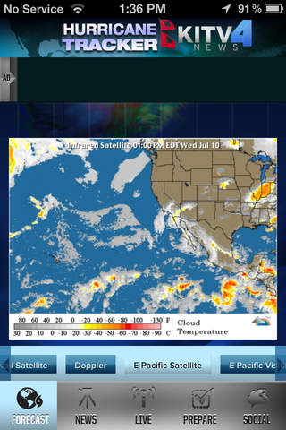 KITV Hurricane Tracker screenshot 2