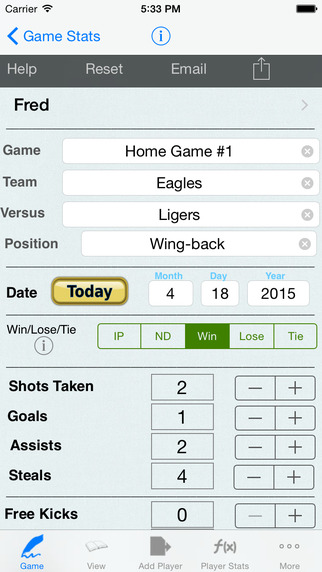 【免費運動App】Soccer Player Tracker, Stats Logbook & Game Notes-APP點子