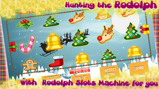 Aaron Rudolph - The Red Nose Reindeer of Santa - Merry Christmas Slots Machine