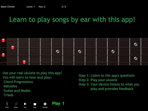 【免費音樂App】Ukulele Ear Training-APP點子