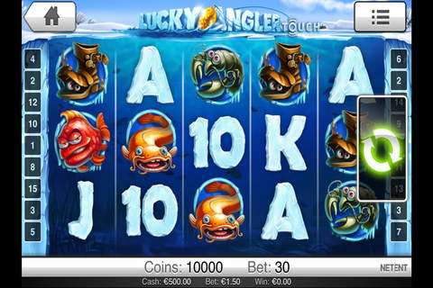 Lucky Angler - Find out whether a Lucky Angler is in you with the NetEnt Slot Machine screenshot 2
