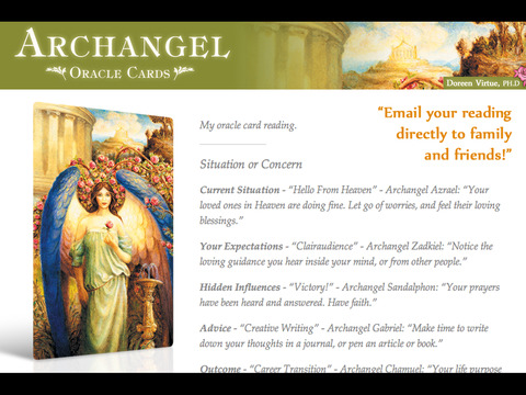 【免費生活App】Archangel Oracle Cards - Doreen Virtue, Ph.D.-APP點子