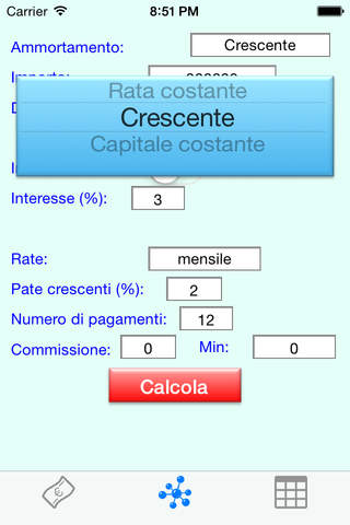 Loans calc screenshot 2