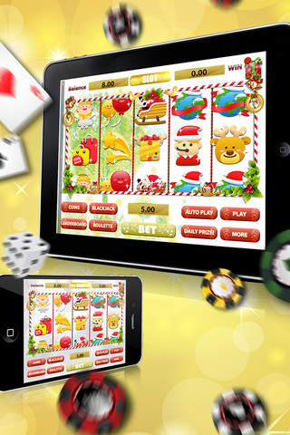 Santa Hot Slots - Free Game For Christmas screenshot 2