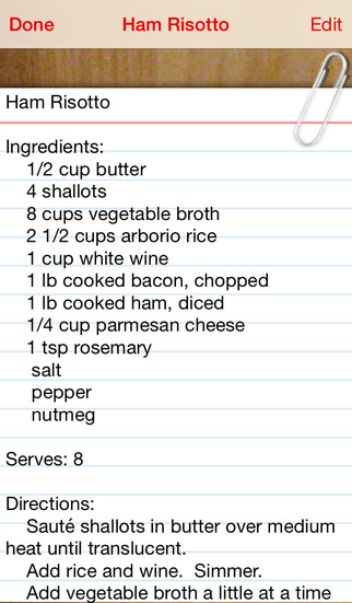 Serving Sizer Recipe Manager