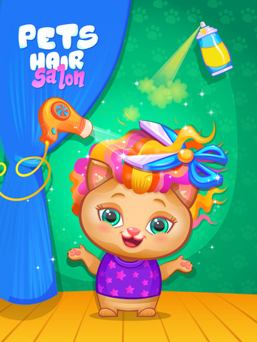 【免費遊戲App】Pets Hair Salon - Makeover Game for Kids-APP點子