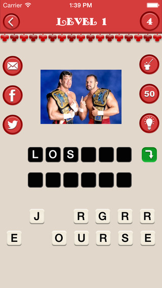 【免費遊戲App】Guess Wrestler Star - WWE Quiz-APP點子