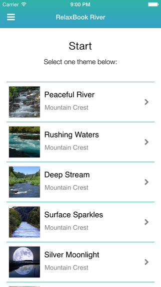RelaxBook River - Sleep sounds for you to relax with rivers cascades waterfalls and more