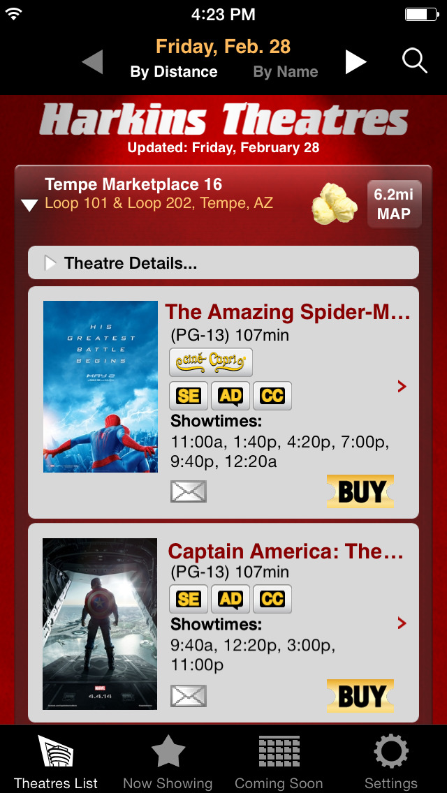 Harkins Theatres Movies, Showtimes, Trailers and More (ios)