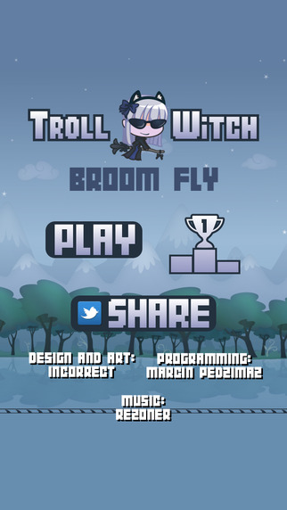 Broom Fly - Troll Witch Edition