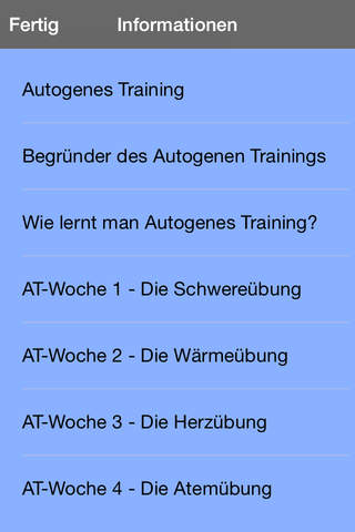 Autogenes Training 7 Wochen Kurs screenshot 4