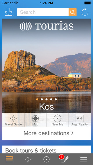 Kos Travel Guide - TOURIAS Travel Guide free offline maps
