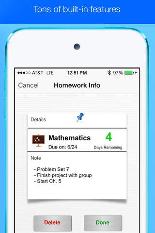 Homework Pal - Student Planner and Organizer screenshot 4