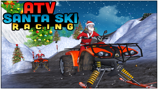 ATV Santa Ski Racing