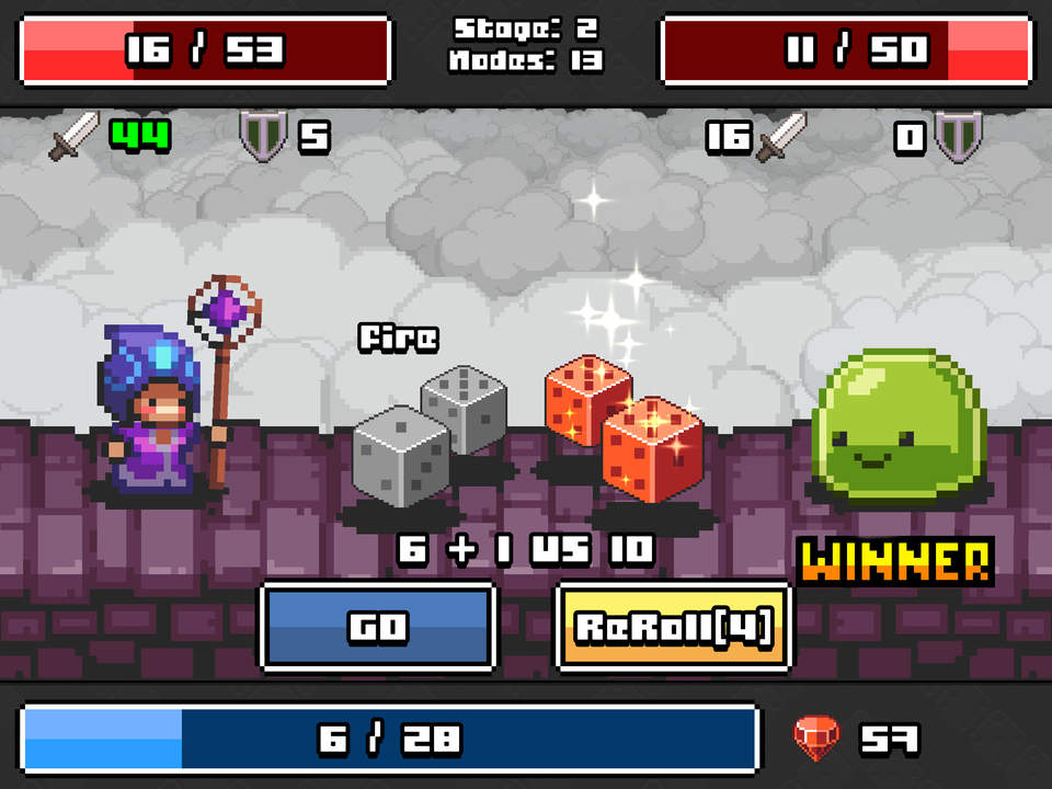 'Dice Mage' Review - Roll the Bones : "you should download this" (via @toucharcade)