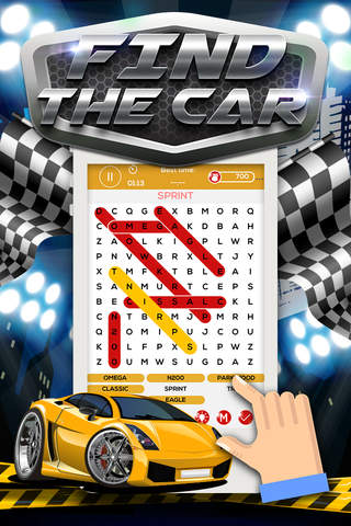 Word Search Auto Motive & The Real Cars “Super-Fast Wording Edition” screenshot 2