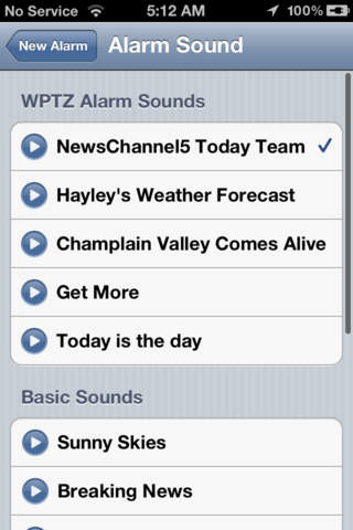 Alarm Clock WPTZ NewsChannel 5 screenshot 2