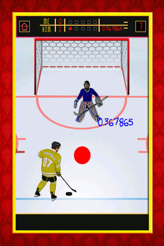 Ice Hockey Reflex : Slap-Shot Penalty Shootout FREE screenshot 3