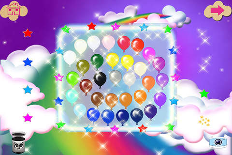 Balloons Magnet Board Colors Preschool Learning Experience Game screenshot 3