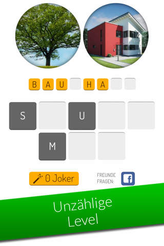2 Bilder Wortspiele (leicht) - Kostenlos & lustig: Die bekannte Rätsel und Puzzle Quiz Spiele App von SpielAffe screenshot 2