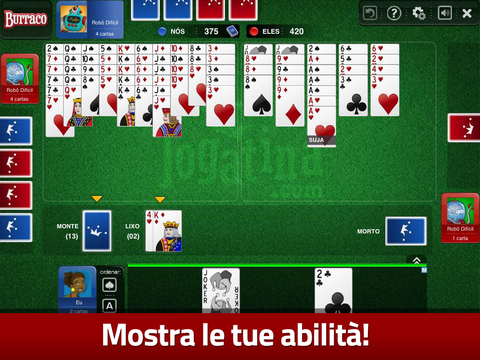 Burraco Italiano Jogatina HD screenshot 2