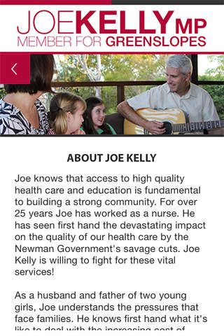 Joe Kelly MP screenshot 3