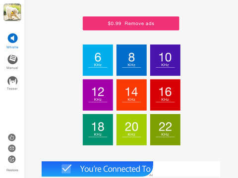 Free Dog Whistle for iPad screenshot 2