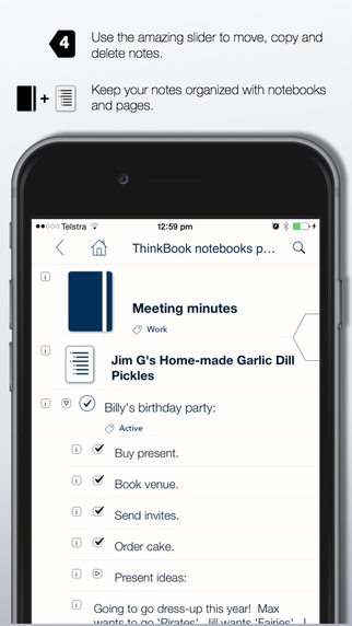 【免費生產應用App】ThinkBook - Todos, Notes, Projects, Outlines-APP點子