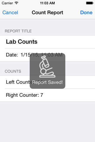 Talking Lab Counter screenshot 2