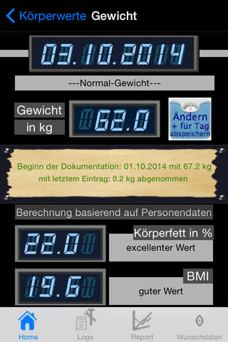 BodyValues-BloodPressure+Weight Lite screenshot 3