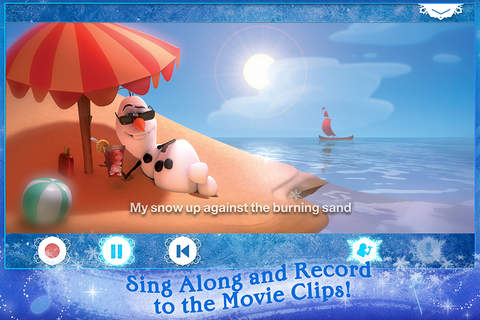 Disney Karaoke: Frozen screenshot 3