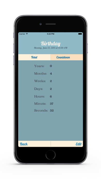 Day Zero - Event Countdown 앱스토어 스크린샷