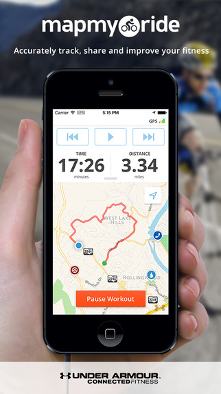 Map My Ride - GPS Cycling and Route Tracking with Calorie Counting