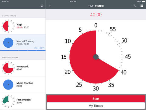 【免費生產應用App】Time Timer: iPad Edition-APP點子