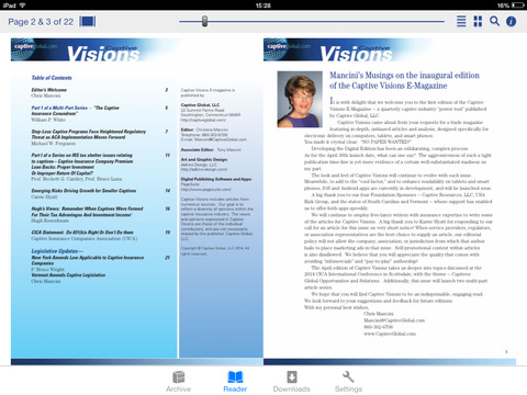 【免費商業App】Captive Visions eMagazine-APP點子