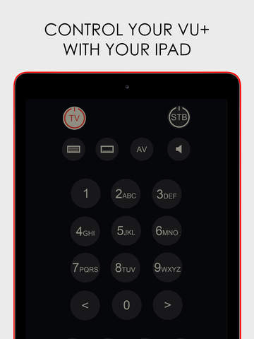 Remote Control for VU+ iPad Edition