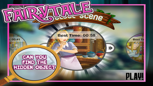 【免費遊戲App】Fairytale Hidden Objects – Find Different Objects & Solve Secret Mysteries-APP點子