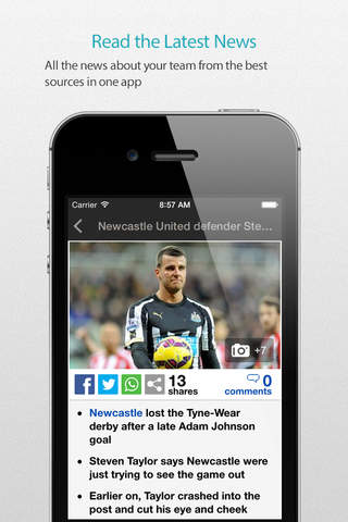 Newcastle Utd Pro — News, live commentary, standings and more for your team! screenshot 3