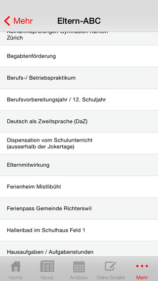 【免費教育App】SchulApp Richterswil-Samstagern-APP點子