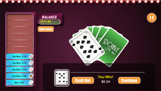 A1 Jackpot HiLo Card Table - Grand card betting game