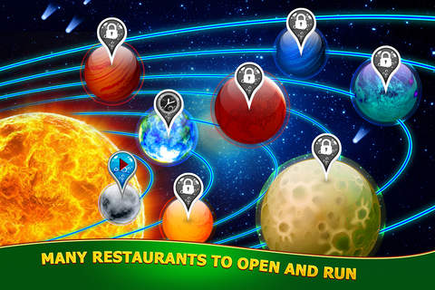 Galactic Kitchen Fever: Outer-space Alien Cooking Scramble FREE screenshot 3